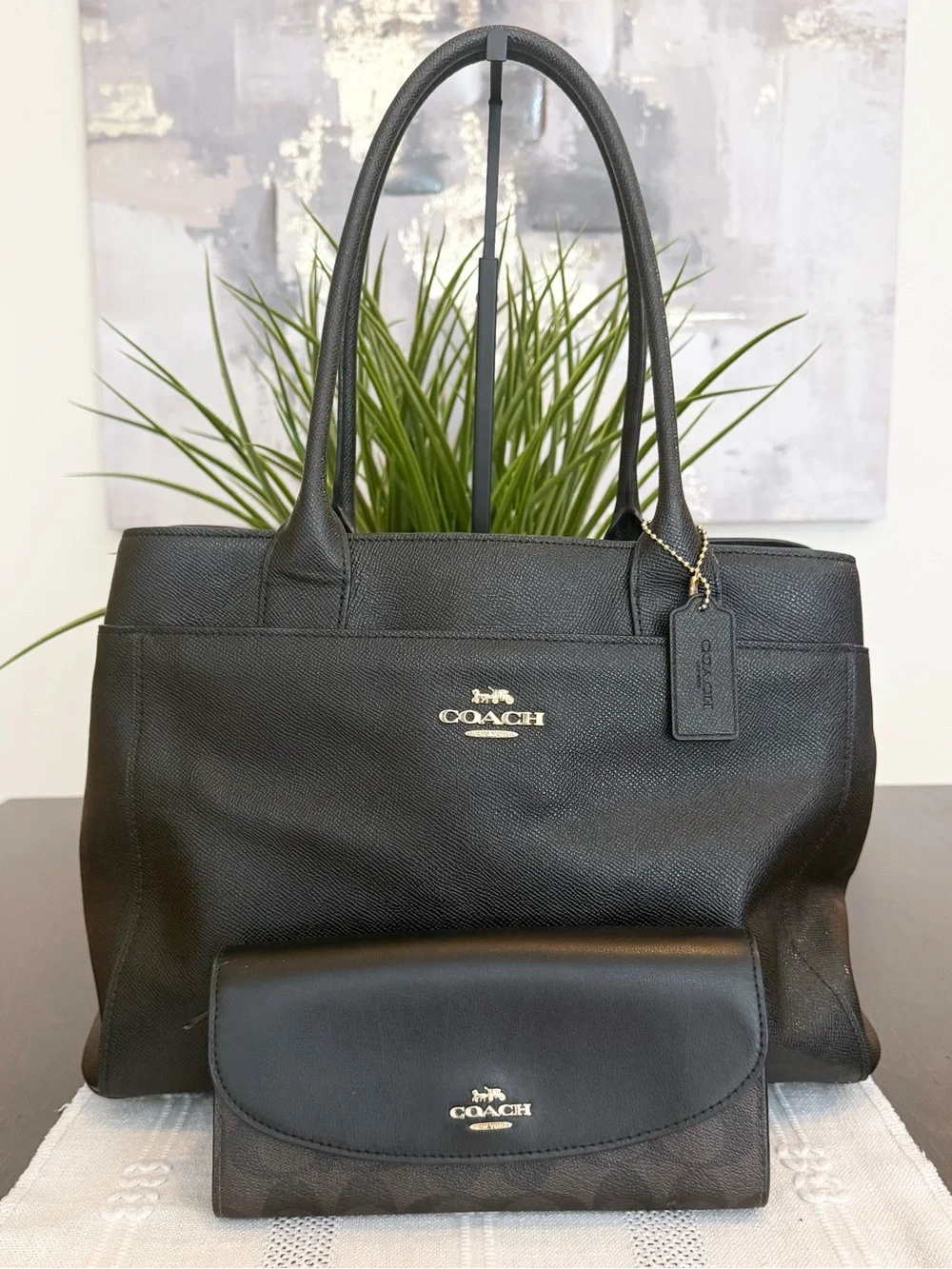 Coach Casey Tote w/ Wallet
